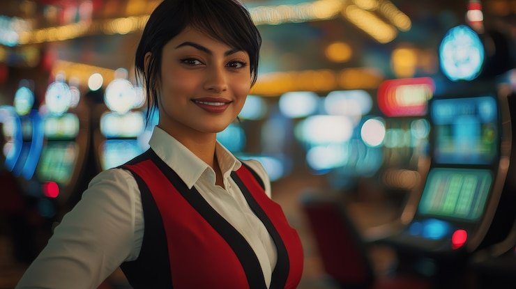 Antarmuka permainan Lightning Baccarat di dewa333 menampilkan meja dealer langsung dengan area taruhan